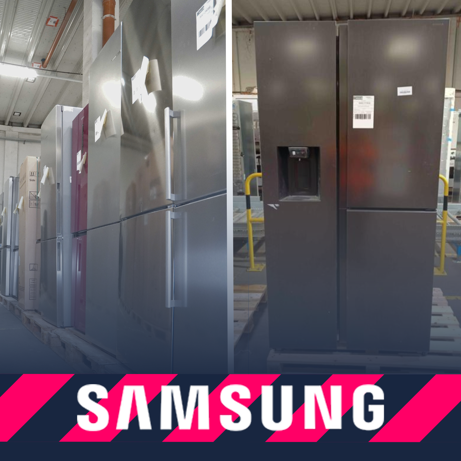 Samsung – Side-by-Side Kühlschränke – 2 Haushaltsgeräte