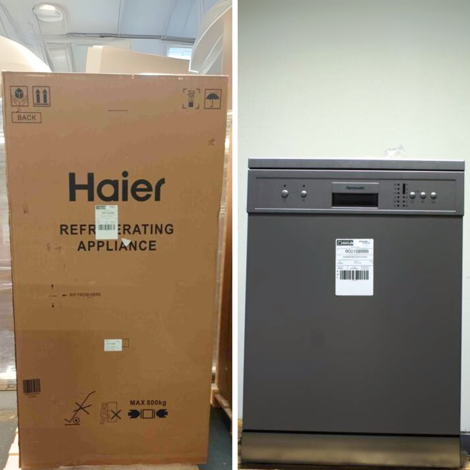 Samsung, Haier, Hanseatic - 3 Geräte Weiße-Ware-Mix