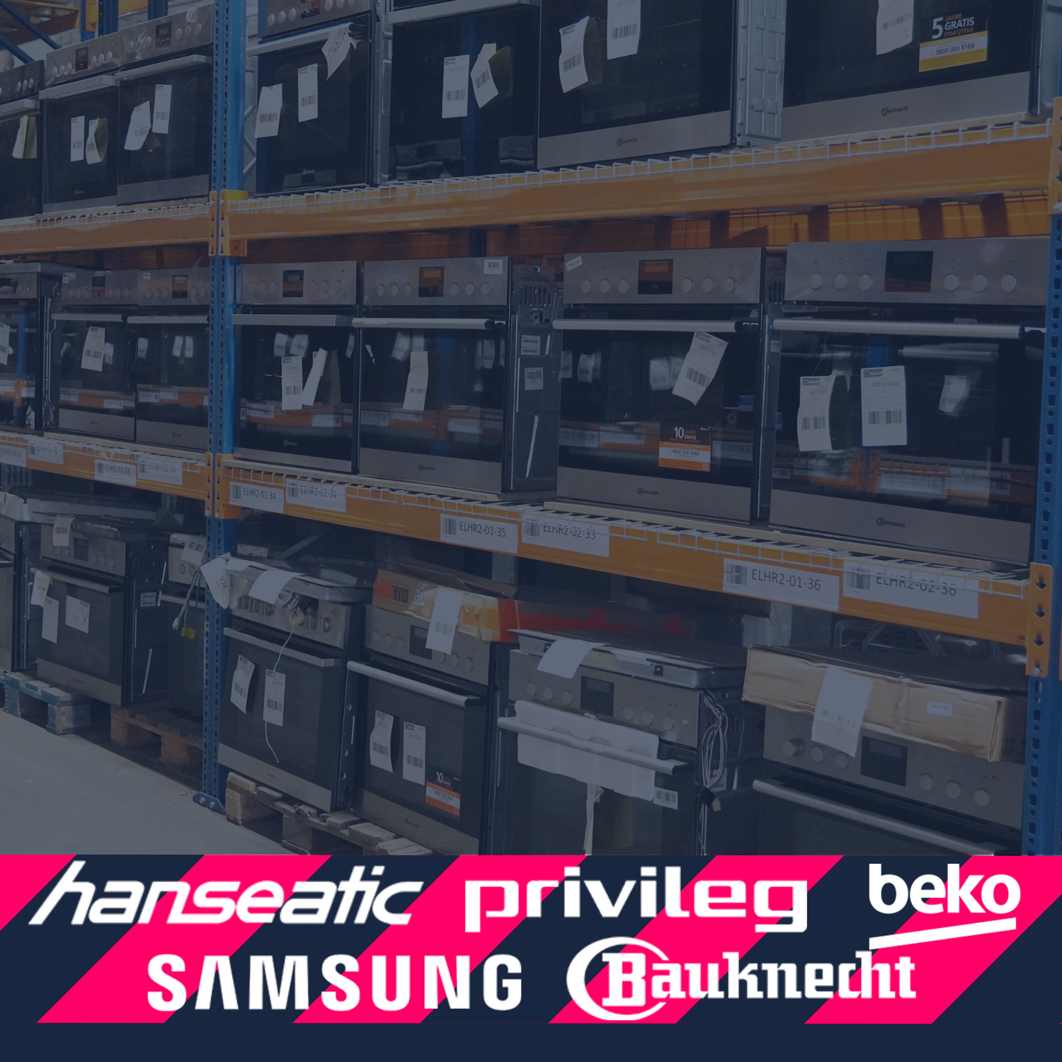 50 Stück (verschiedene Zustände) -Bauknecht, Beko & mehr - Herdsets (Ofen & Kochfeld)