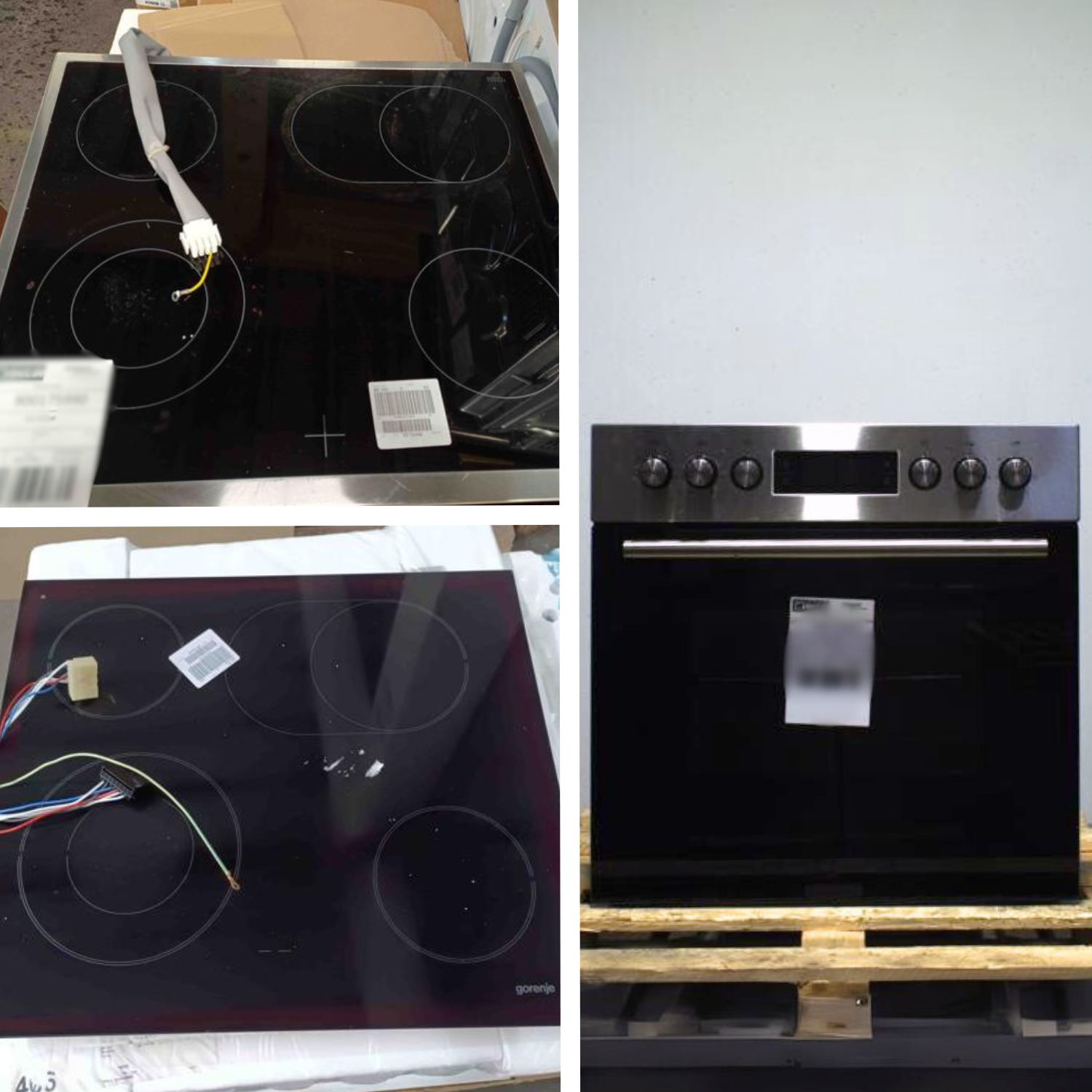86 Stück (verschiedene Zustände) - Bauknecht, Privileg & mehr - Herdsets (Ofen & Kochfeld)