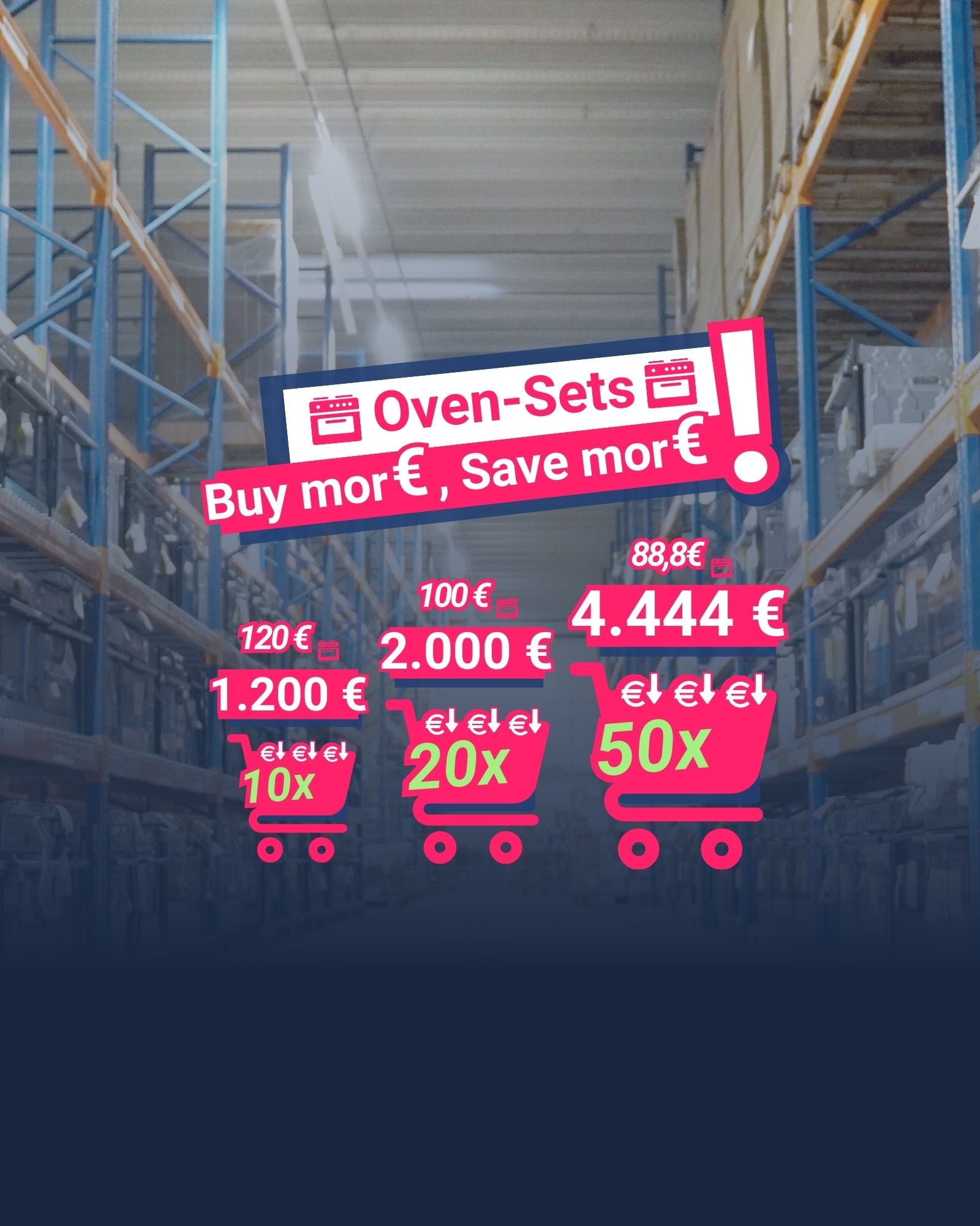 Mehr kaufen, mehr sparen! Backofen-Set