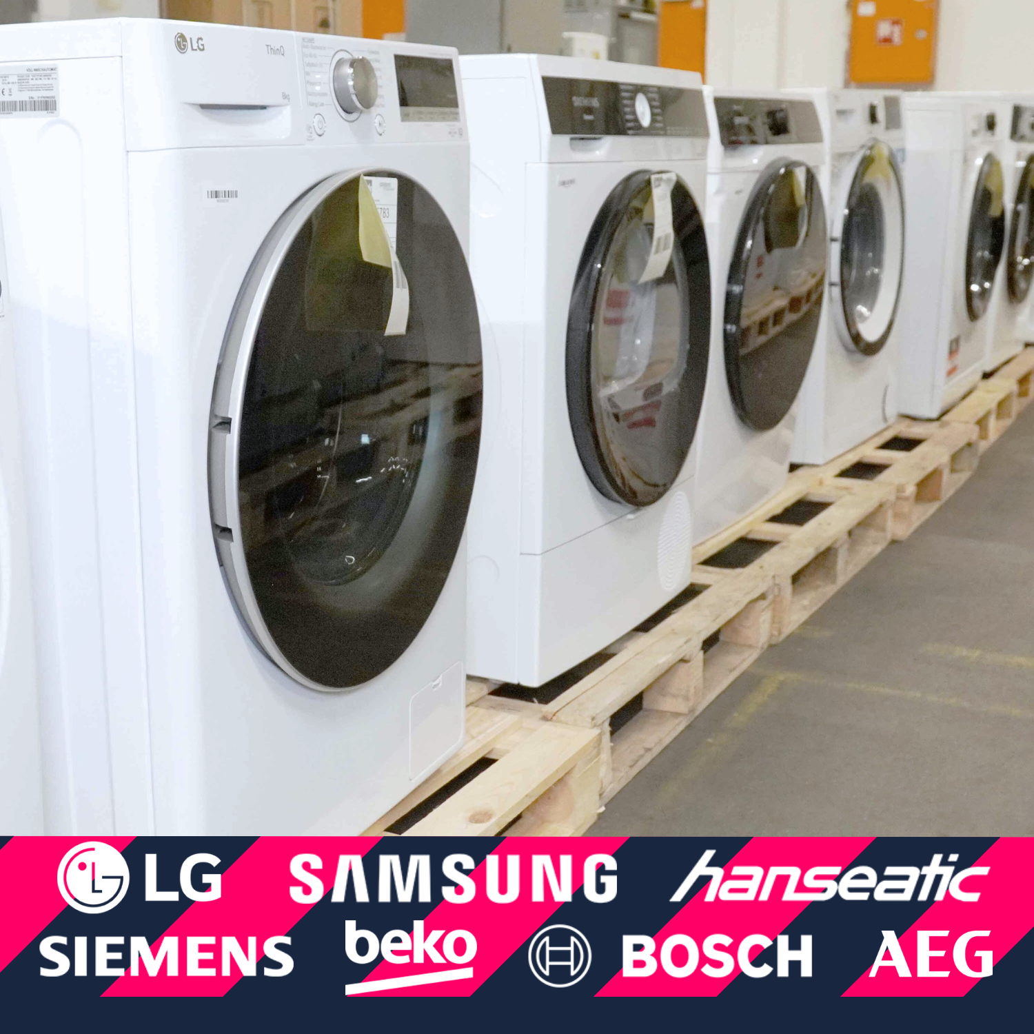 Geprüfte Retourenware - Waschmaschinen-Mix