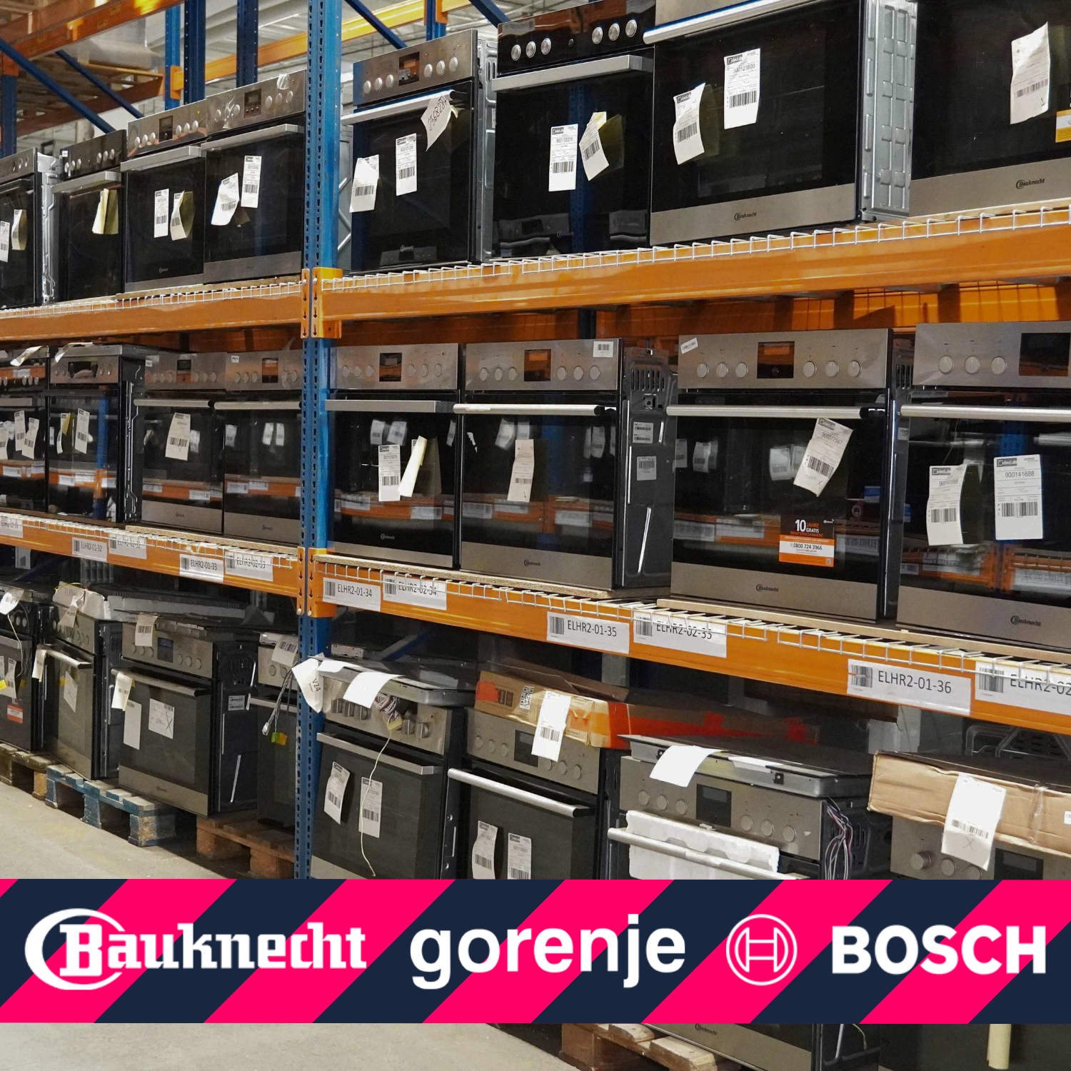 Bauknecht, Bosch, Gorenje - 14 Backofen-Herdsets