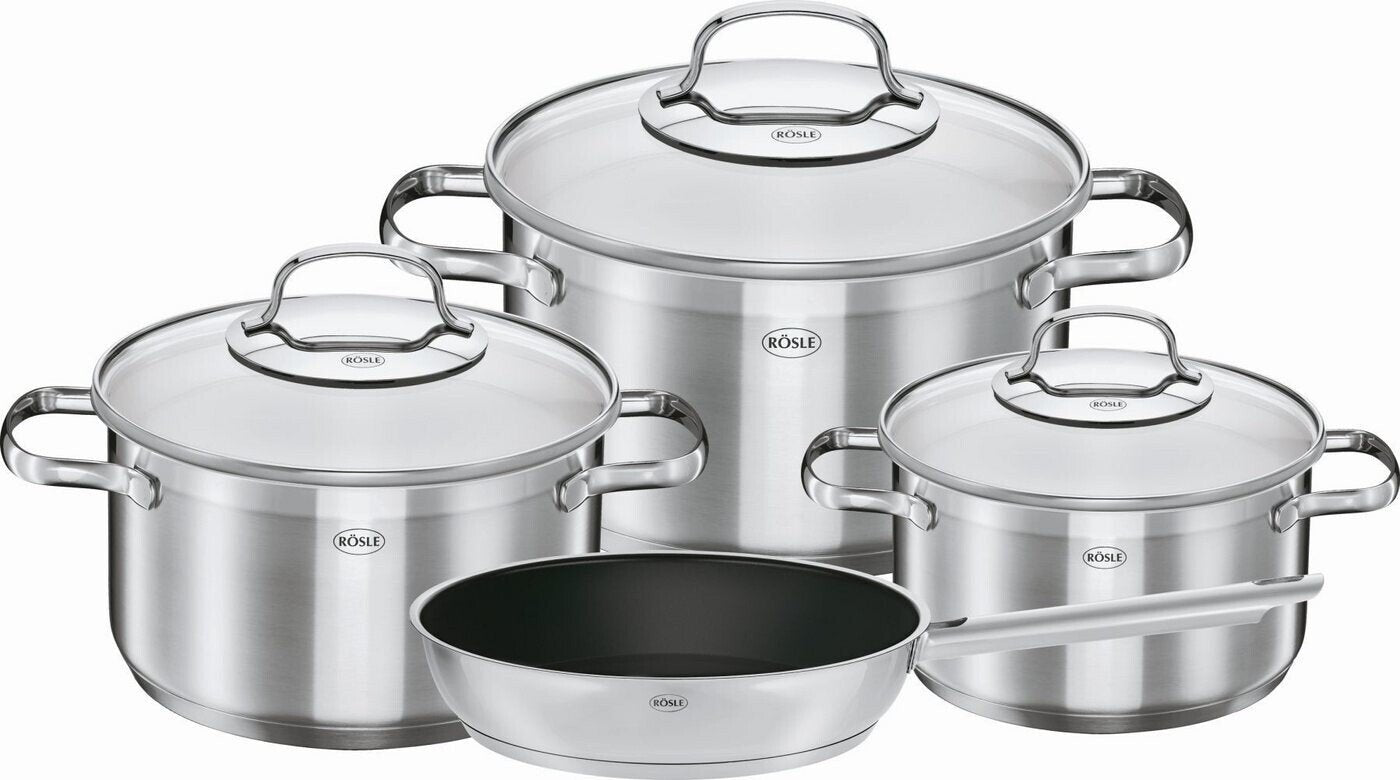 Rösle Topfset + Pfanne ELEGANCE 4-tlg. – Haushaltsware