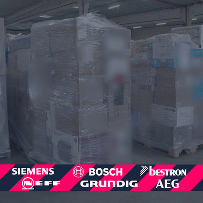 Bosch, Siemens, Bestron, Hanseatic, AEG, Privileg | Küchenmaschinen, Zubehör, Dunstabzugshauben, Staubsauger u.v.m. – 45 Haushaltsgeräte 
 
