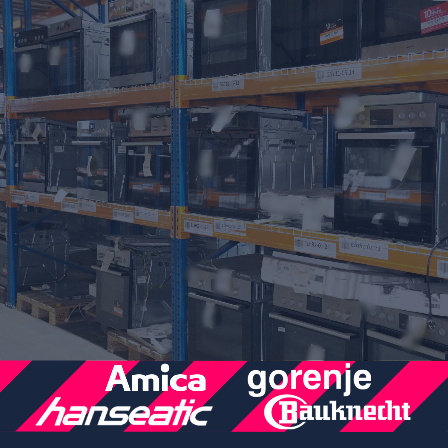  10 Stück (verschiedene Zustände) -Bauknecht, Beko & mehr - Herdsets (Ofen & Kochfeld)