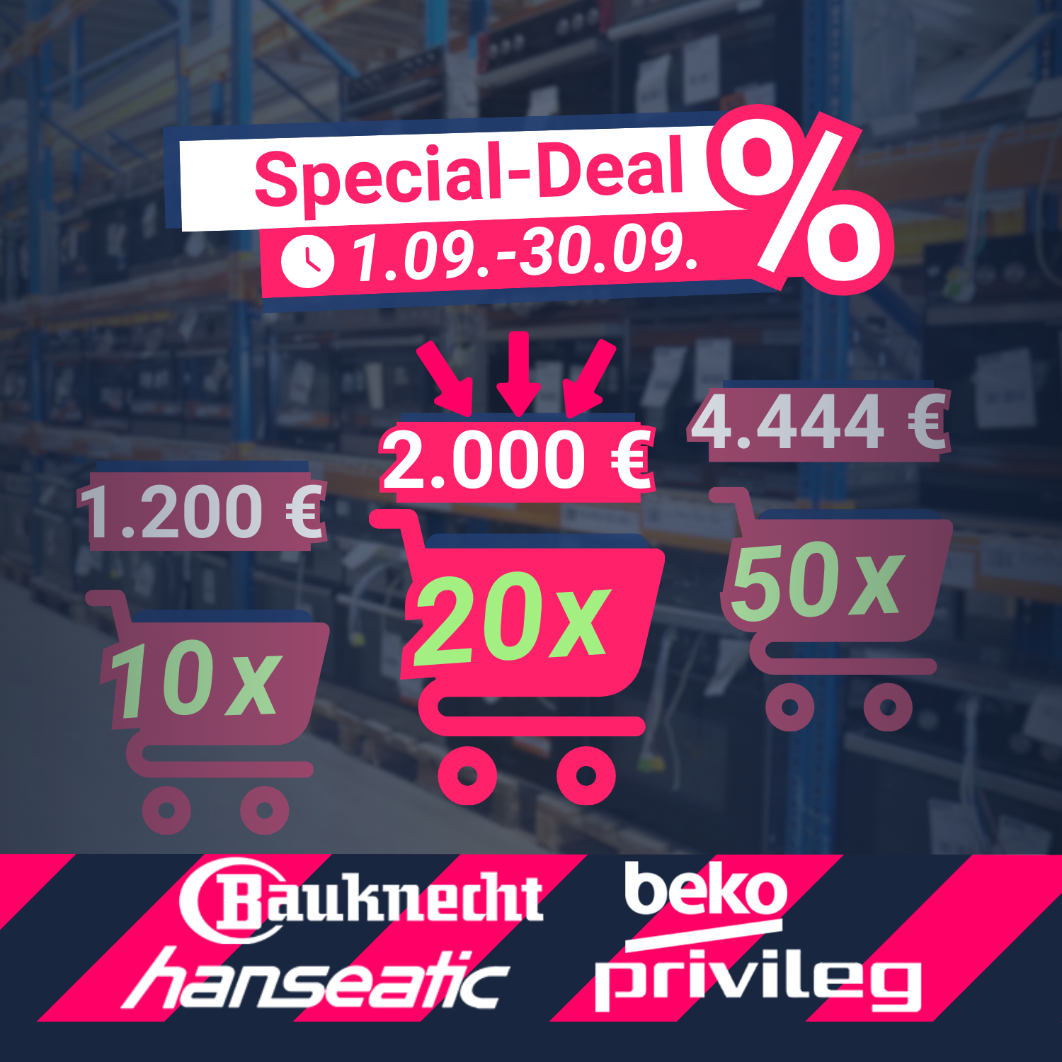 20 Stück (verschiedene Zustände) Bauknecht, Beko & mehr - Herdsets (Ofen & Kochfeld)