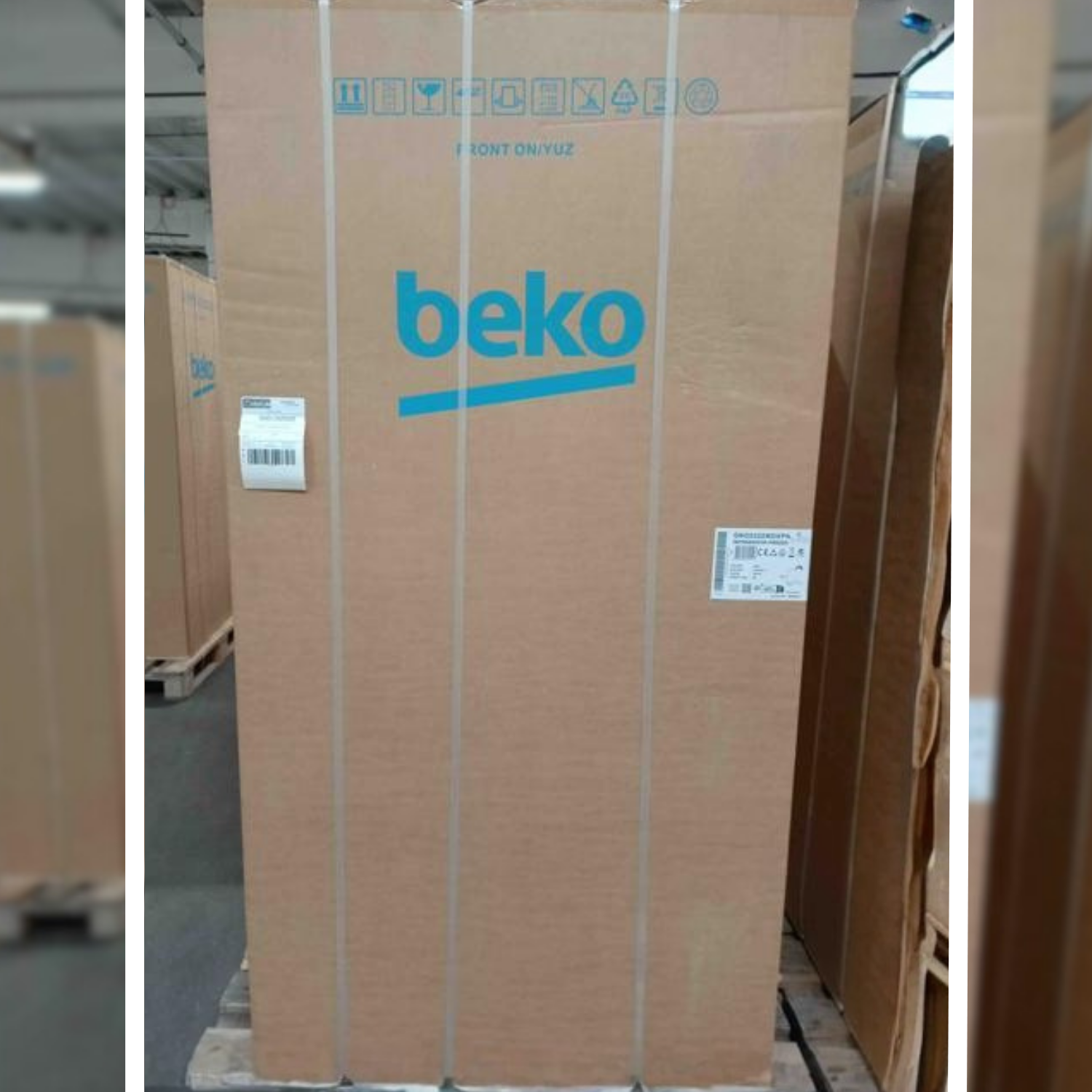 4 Stück (A-Ware) - Beko Side-by-Side Kühlschrank