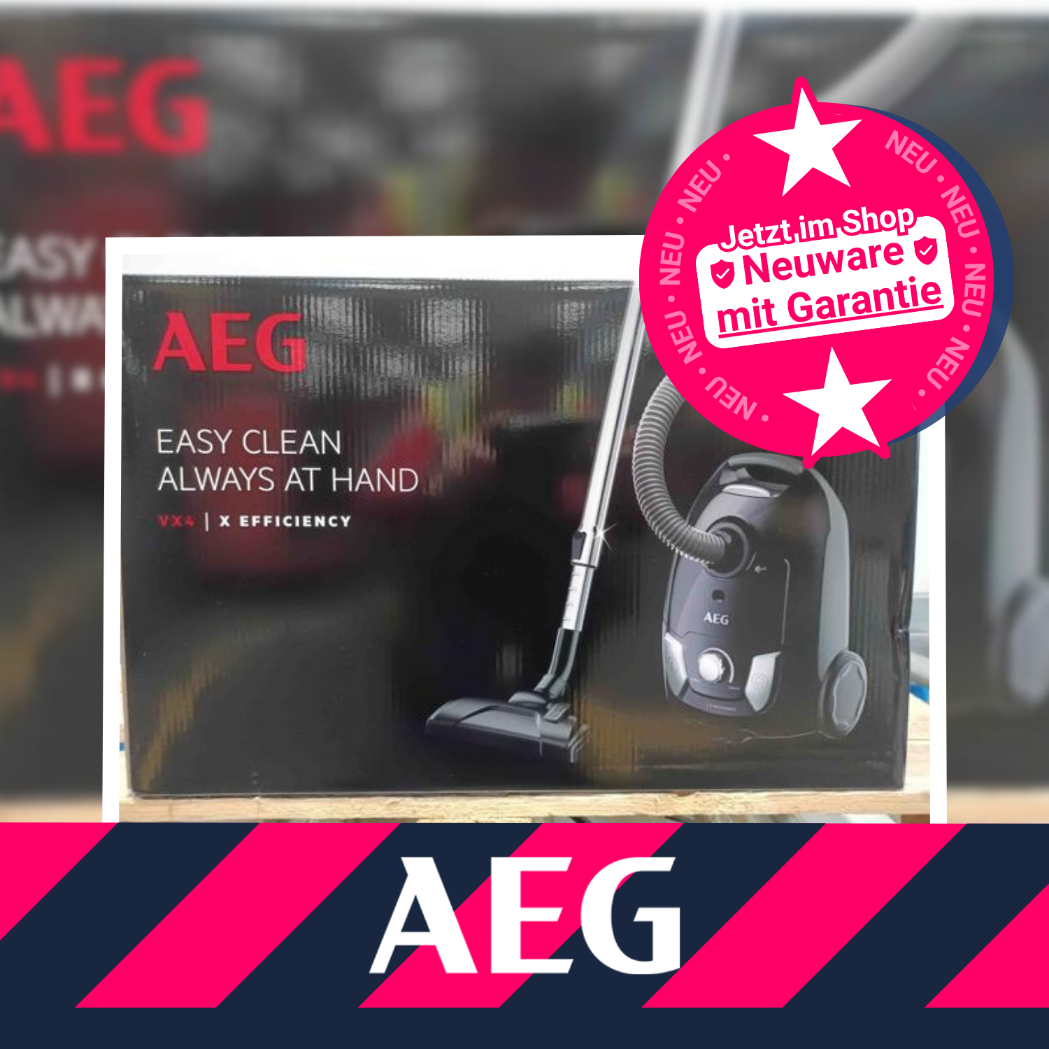 10 Stück (1 Palette, AEG, A-Ware) - Bodenstaubsauger