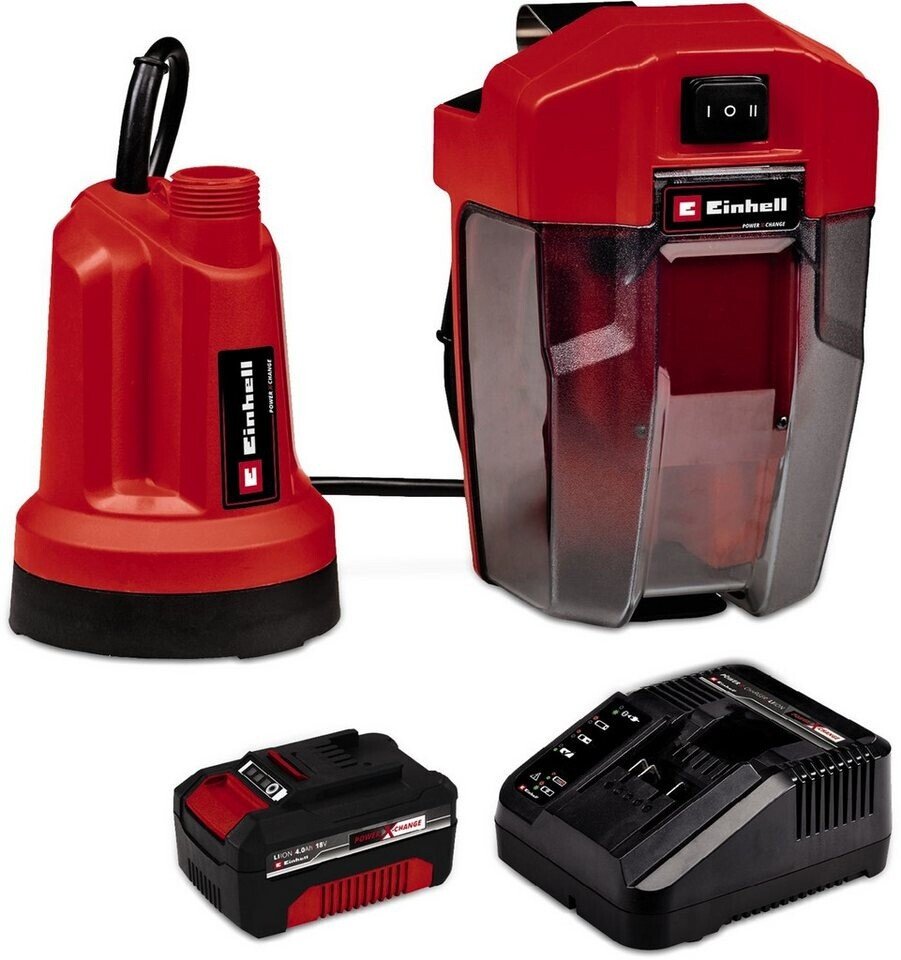 EINHELL GE-SP 18 LL Li (1x4,0Ah) – Akku-Klarwasserpumpe