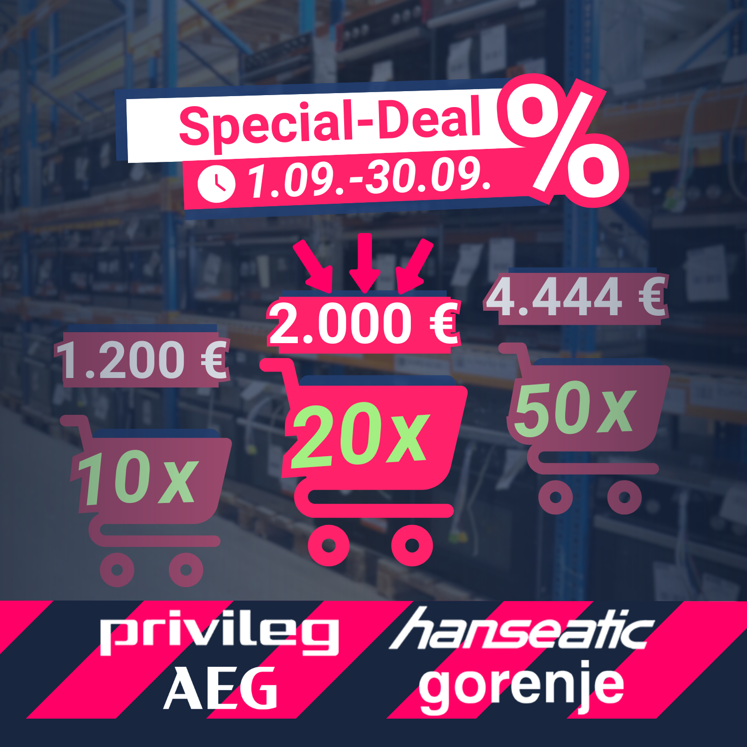20 Stück (verschiedene Zustände) -Gorenje, Hanseatic & mehr - Herdsets (Ofen & Kochfeld)