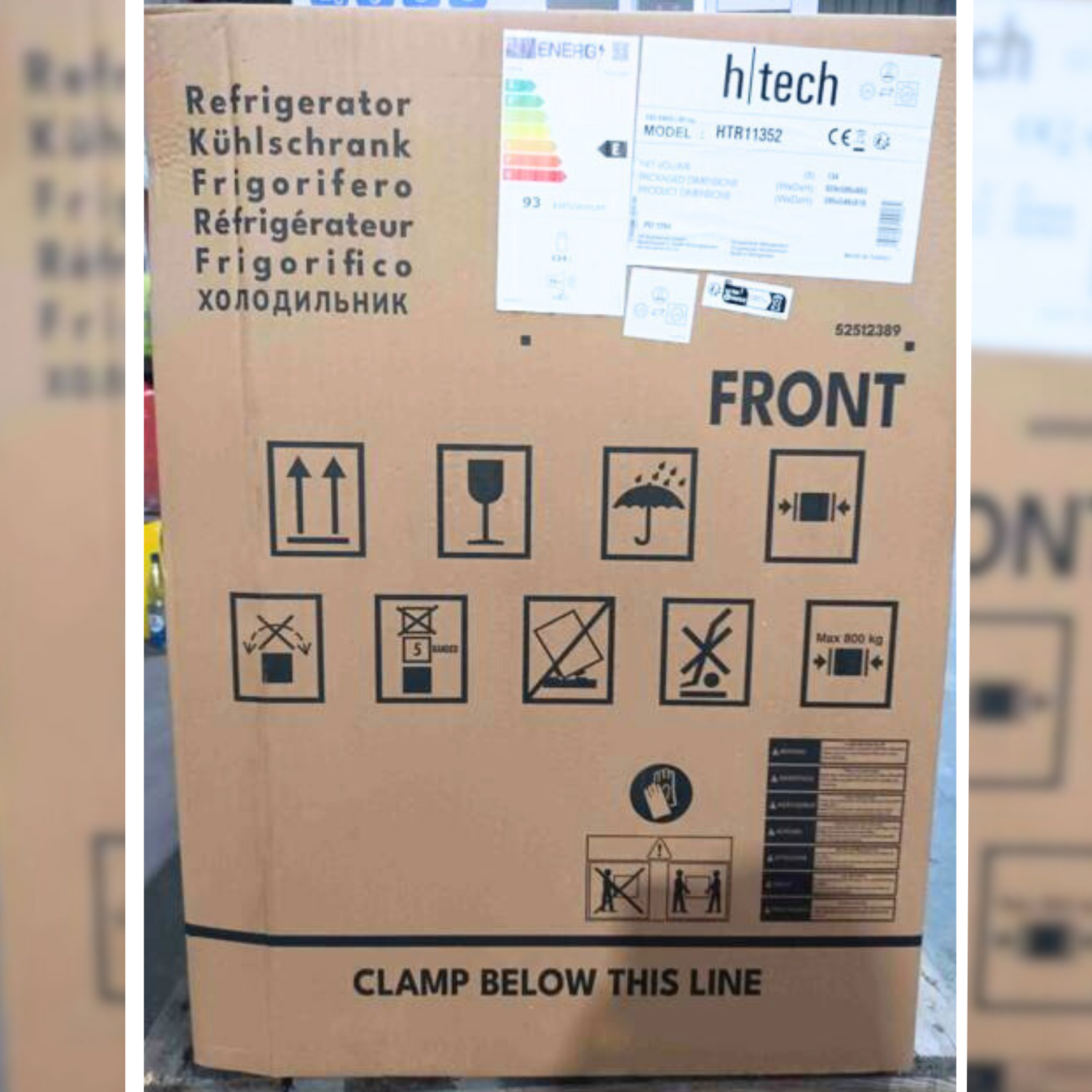 10 Stück (A-Ware) - H-Tech Unterbau-Kühlschränke