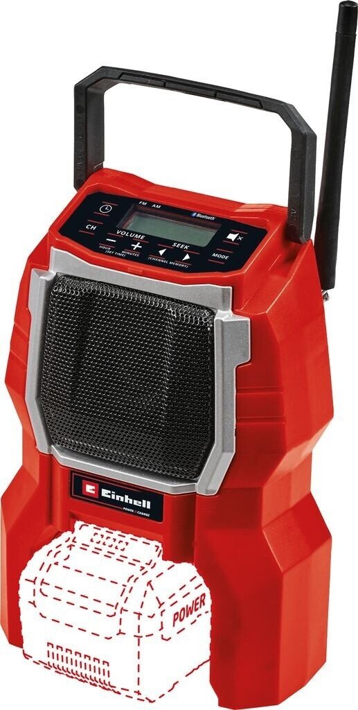 EINHELL TC AR 18 li-Solo – Akku- Werkstatt- Radio