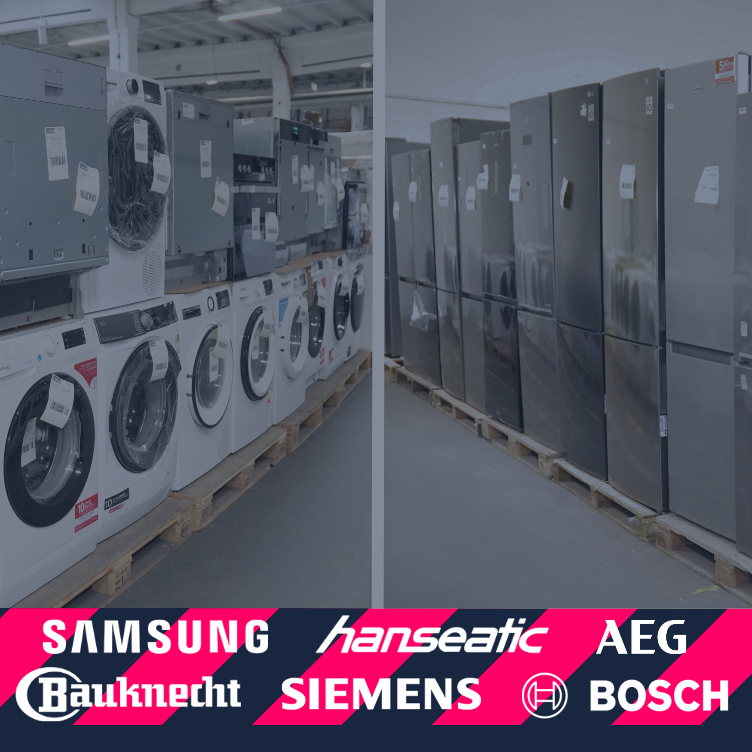 Geprüfte Retourenware - Weiße-Ware-Mix